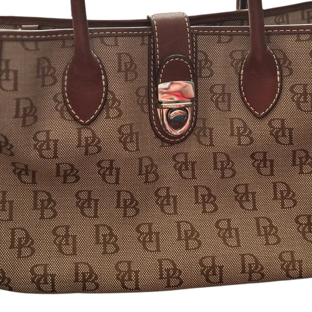 Dooney & Bourke Women's Brown‎ DB Monogram Satchel Handbag